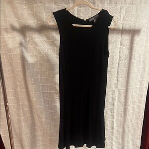 Donna Ricco Black Asymmetrical Sheath Dress